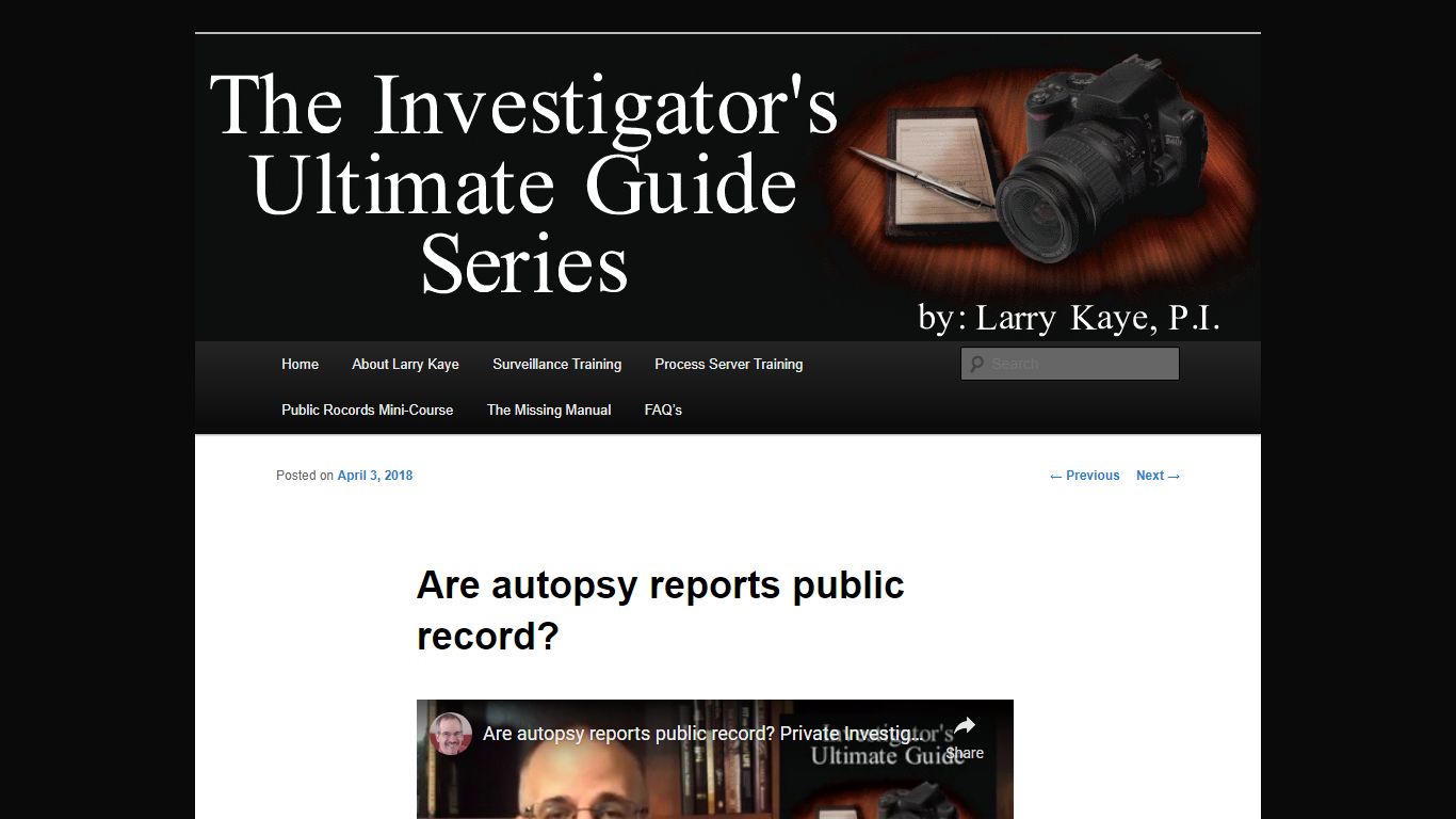 Are autopsy reports public record? | Investigator's Ultimate Guide ...
